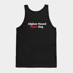 Afghan Hound Heart Dog Tank Top